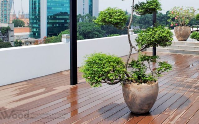 Báo giá thi công gỗ nhựa ngoài trời giá rẻ tại HCM 8 san go ngoai troi tphcm 7