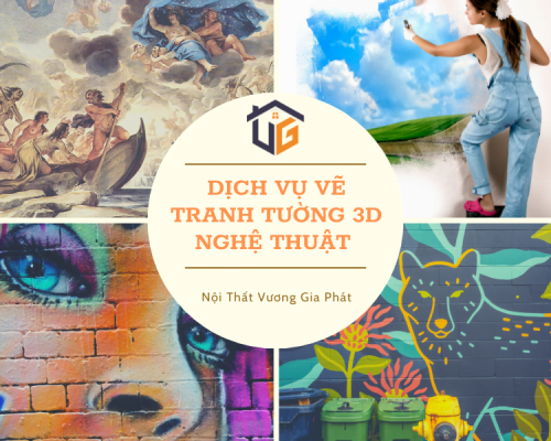 Dịch vụ vẽ tranh tường 3D nghệ thuật - Bảng giá mới nhất 1 Dịch vụ vẽ tranh tường 3D nghệ thuật - Bảng giá mới nhất
