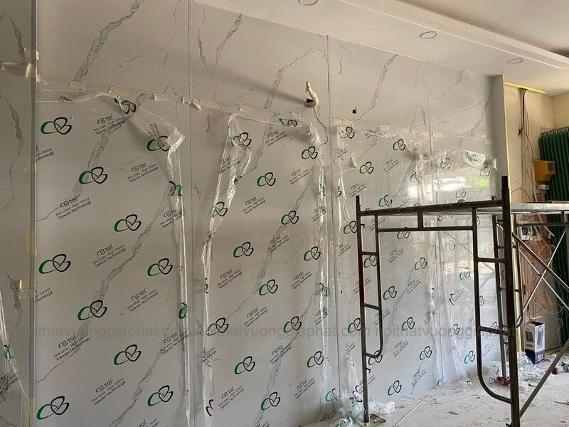 Thi công tấm PVC vân đá tại Chợ Gạo 1 pvc van da tien giang 6 2