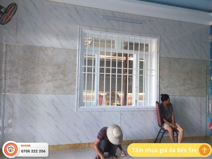 Báo giá thi công tấm PVC vân đá Bến Tre mới nhất 2023 24 Thi công tấm pvc vân đá Bến Tre