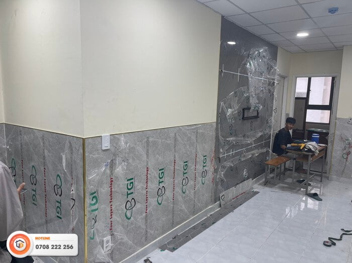 Báo giá thi công tấm nhựa giả đá Biên Hòa chất lượng giá rẻ 16 Thi công tấm nhựa giả đá tại Bến Lức