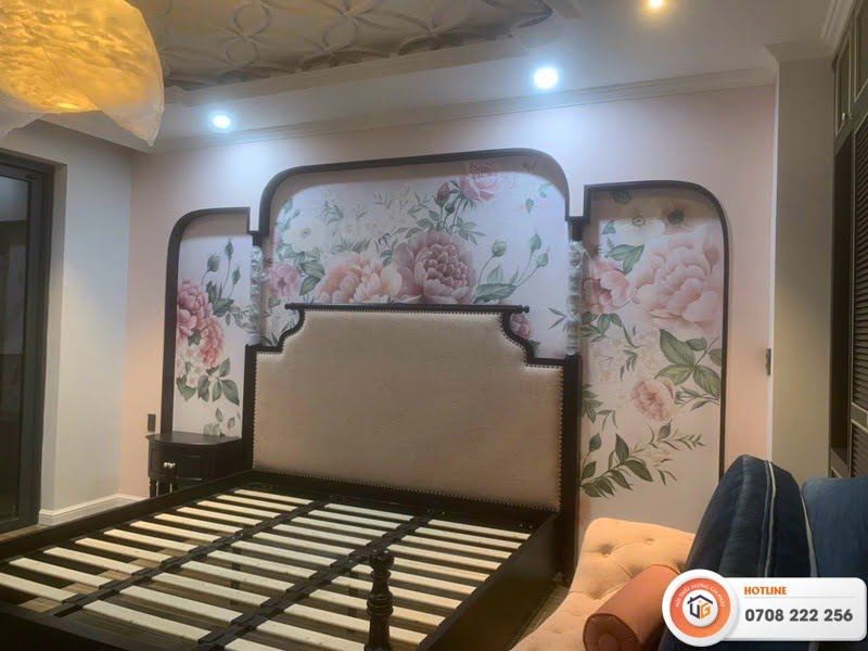 Giấy dán tường Long An hoàn thiện trọn gói giá rẻ 7 Thi công giấy dán tường cao cấp